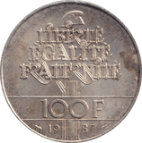 1987 FRANCE 100 FRANC - WORLD COINS - Cambridgeshire Coins