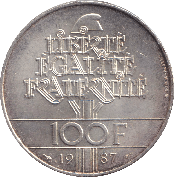 1987 FRANCE 100 FRANC - WORLD COINS - Cambridgeshire Coins