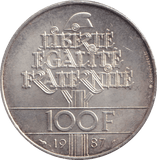 1987 FRANCE 100 FRANC - WORLD COINS - Cambridgeshire Coins