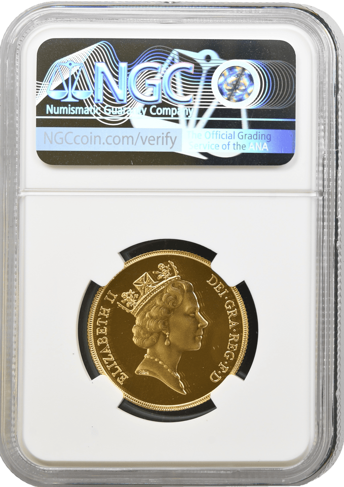1987 GOLD DOUBLE SOVEREIGN PF 69 ULTRA CAMEO NGC - NGC GOLD COINS - Cambridgeshire Coins