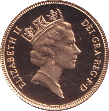 1987 GOLD HALF SOVEREIGN ( PROOF ) - HALF SOVEREIGN - Cambridgeshire Coins