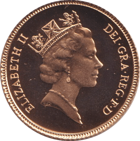 1987 GOLD HALF SOVEREIGN ( PROOF ) - SOVEREIGN - Cambridgeshire Coins