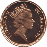 1987 GOLD HALF SOVEREIGN ( PROOF ) - SOVEREIGN - Cambridgeshire Coins