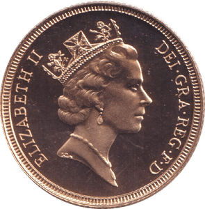 1987 GOLD SOVEREIGN ( PROOF ) - SOVEREIGN - Cambridgeshire Coins