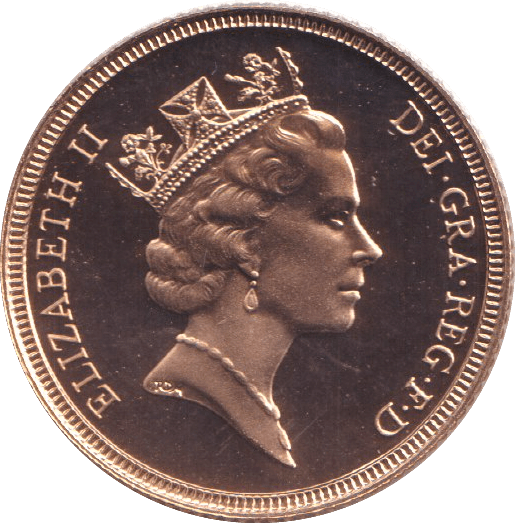 1987 GOLD SOVEREIGN ( PROOF ) - SOVEREIGN - Cambridgeshire Coins