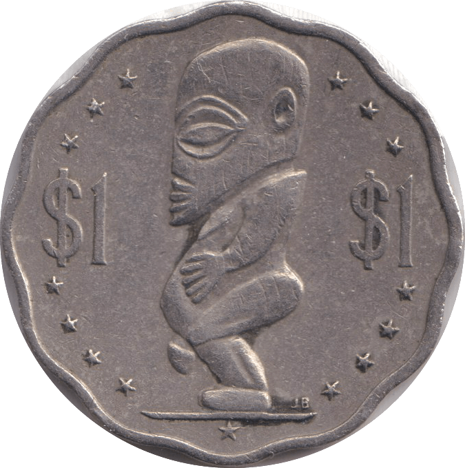 1987 ONE DOLLAR COOK ISLANDS - WORLD COINS - Cambridgeshire Coins