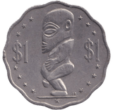 1987 ONE DOLLAR COOK ISLAND - WORLD COINS - Cambridgeshire Coins