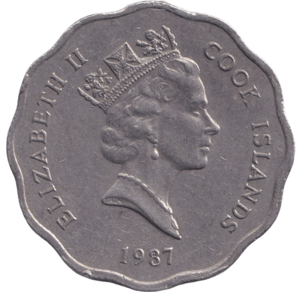 1987 ONE DOLLAR COOK ISLAND - WORLD COINS - Cambridgeshire Coins
