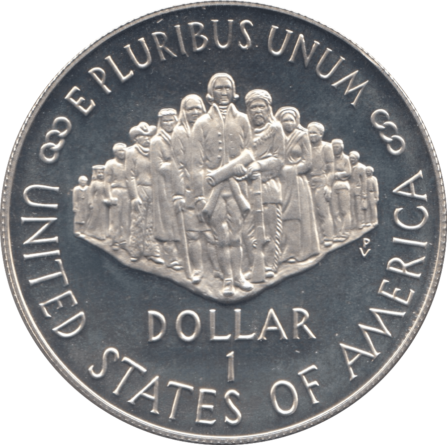 1987 ONE DOLLAR SILVER PROOF USA - SILVER WORLD COINS - Cambridgeshire Coins