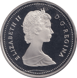 1987 PROOF DOLLAR CANADA - SILVER WORLD COINS - Cambridgeshire Coins