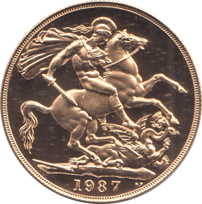 1987 PROOF DOUBLE SOVEREIGN - DOUBLE SOVEREIGN - Cambridgeshire Coins