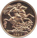 1987 PROOF DOUBLE SOVEREIGN - DOUBLE SOVEREIGN - Cambridgeshire Coins