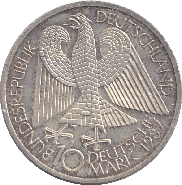 1987 SILVER 10 MARKS GERMANY - SILVER WORLD COINS - Cambridgeshire Coins