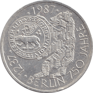 1987 SILVER 10 MARKS GERMANY - WORLD COINS - Cambridgeshire Coins