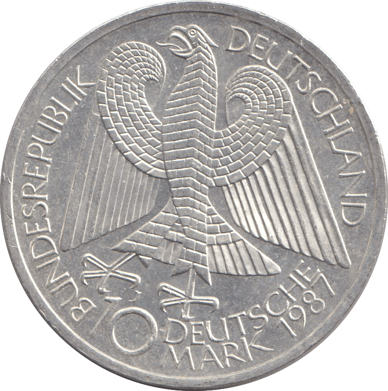 1987 SILVER 10 MARKS GERMANY - WORLD COINS - Cambridgeshire Coins