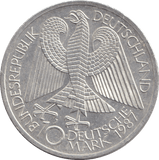 1987 SILVER 10 MARKS GERMANY - WORLD COINS - Cambridgeshire Coins