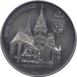 1987 SILVER EISCHTATT CATHEDRAL MEDALLION GERMANY - MEDALS & MEDALLIONS - Cambridgeshire Coins