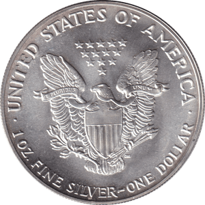 1987 SILVER LIBERTY DOLLAR USA - SILVER WORLD COINS - Cambridgeshire Coins