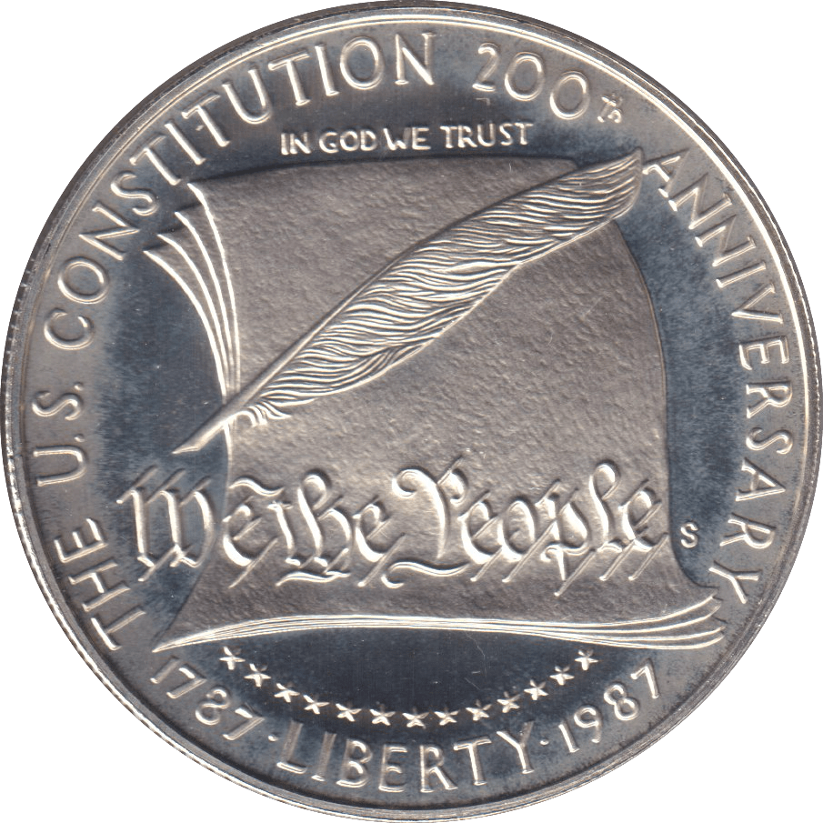 1987 SILVER ONE DOLLAR - SILVER WORLD COINS - Cambridgeshire Coins
