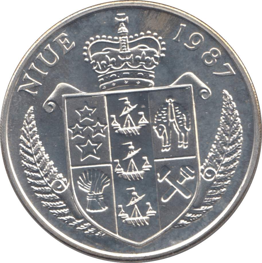 1987 SILVER PROOF 50 DOLLARS OLYMPIC GAMES SEOUL NIUE ISLANDS - SILVER WORLD COINS - Cambridgeshire Coins