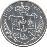 1987 SILVER PROOF 50 DOLLARS OLYMPIC GAMES SEOUL NIUE ISLANDS - SILVER WORLD COINS - Cambridgeshire Coins
