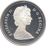 1987 SILVER PROOF CANADIAN DOLLAR - SILVER WORLD COINS - Cambridgeshire Coins