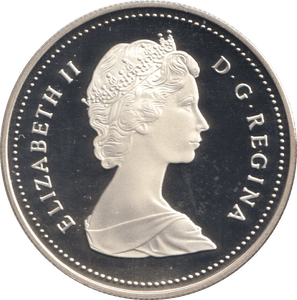 1987 SILVER PROOF DOLLAR CANADA - SILVER WORLD COINS - Cambridgeshire Coins