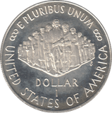 1987 SILVER PROOF USA LIBERTY DOLLAR - Silver Proof - Cambridgeshire Coins