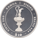 1987 TEN DOLLARS SILVER PROOF USA - SILVER WORLD COINS - Cambridgeshire Coins