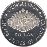 1987 USA SILVER DOLLAR US CONSTITUTION 200TH ANNIVERSARY - SILVER WORLD COINS - Cambridgeshire Coins