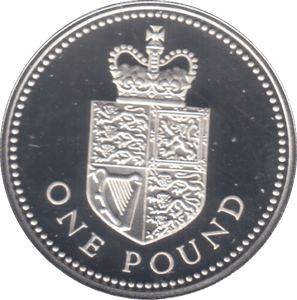 1988 £1 SILVER PROOF - £1 Silver Proof - Cambridgeshire Coins