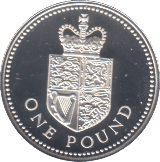 1988 £1 SILVER PROOF - £1 Silver Proof - Cambridgeshire Coins