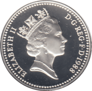 1988 £1 SILVER PROOF - £1 Silver Proof - Cambridgeshire Coins