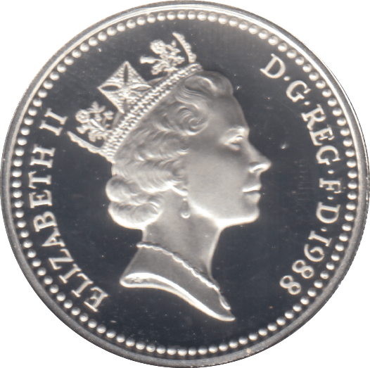 1988 £1 SILVER PROOF - £1 Silver Proof - Cambridgeshire Coins