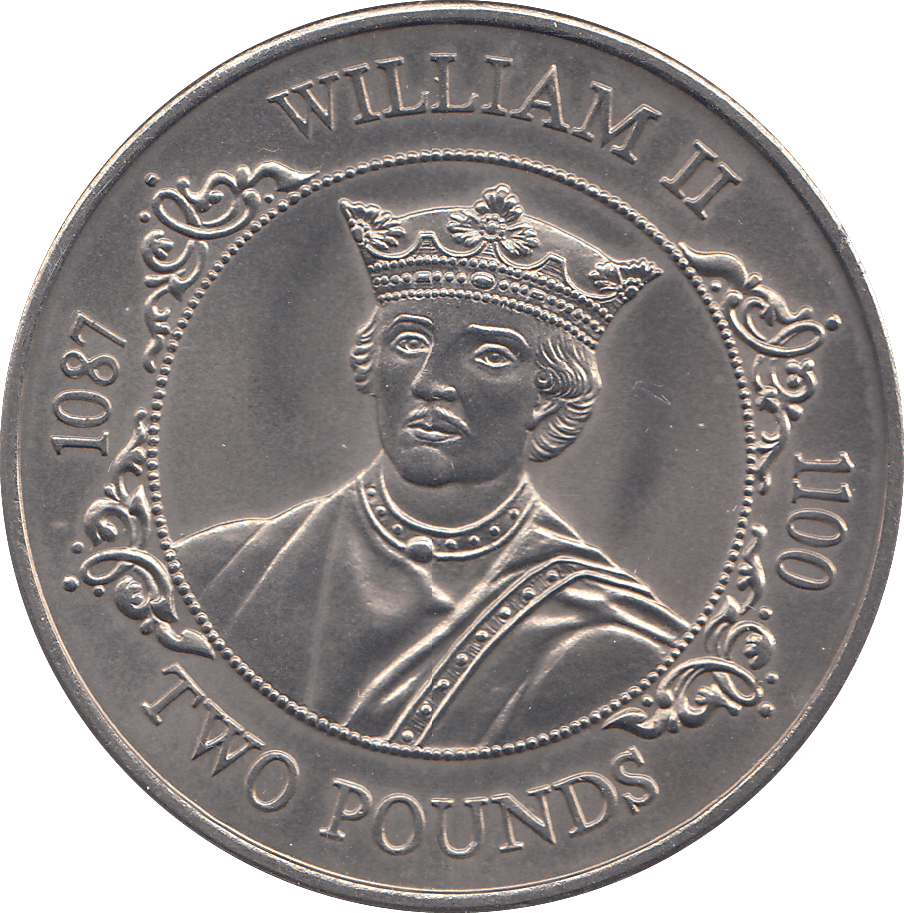 1988 2 POUNDS WILLIAM II ( BU ) - WORLD COINS - Cambridgeshire Coins
