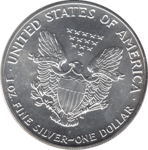 1988 AMERICAN EAGLE SILVER DOLLAR 1 OZ FINE SILVER - WORLD COINS - Cambridgeshire Coins