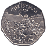 1988 BSA SIDECAR 50P ISLE OF MAN ( UNC ) BA - 50P REGIONAL ISSUES - Cambridgeshire Coins
