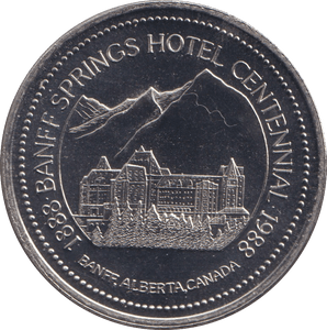 1988 CANADA MOUNT RUNDLE MEDALLION BU - WORLD COINS - Cambridgeshire Coins