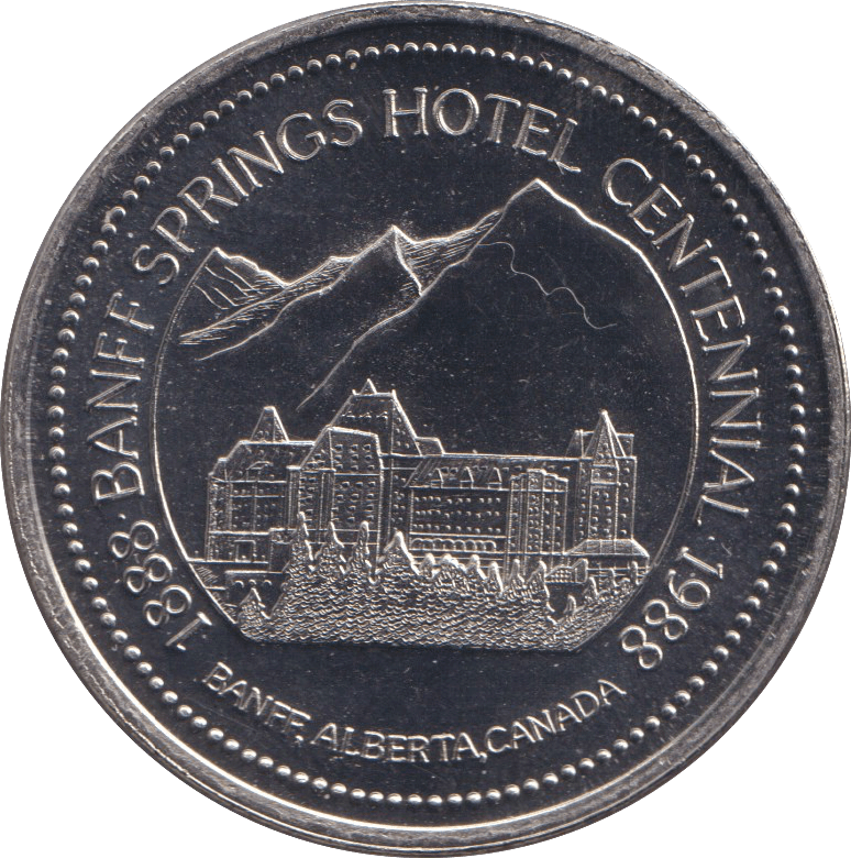 1988 CANADA MOUNT RUNDLE MEDALLION BU - WORLD COINS - Cambridgeshire Coins