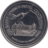 1988 CANADA MOUNT RUNDLE MEDALLION BU - WORLD COINS - Cambridgeshire Coins
