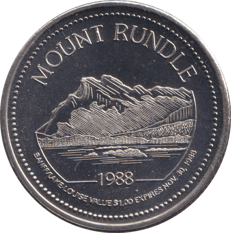 1988 CANADA MOUNT RUNDLE MEDALLION BU - WORLD COINS - Cambridgeshire Coins
