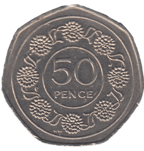 1988 CANDY TUFT LARGE 50P GIBRALTAR REF-2 - 50P REGIONAL ISSUES - Cambridgeshire Coins