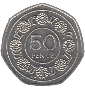 1988 CANDY TUFT LARGE 50P GIBRALTAR - 50P REGIONAL ISSUES - Cambridgeshire Coins
