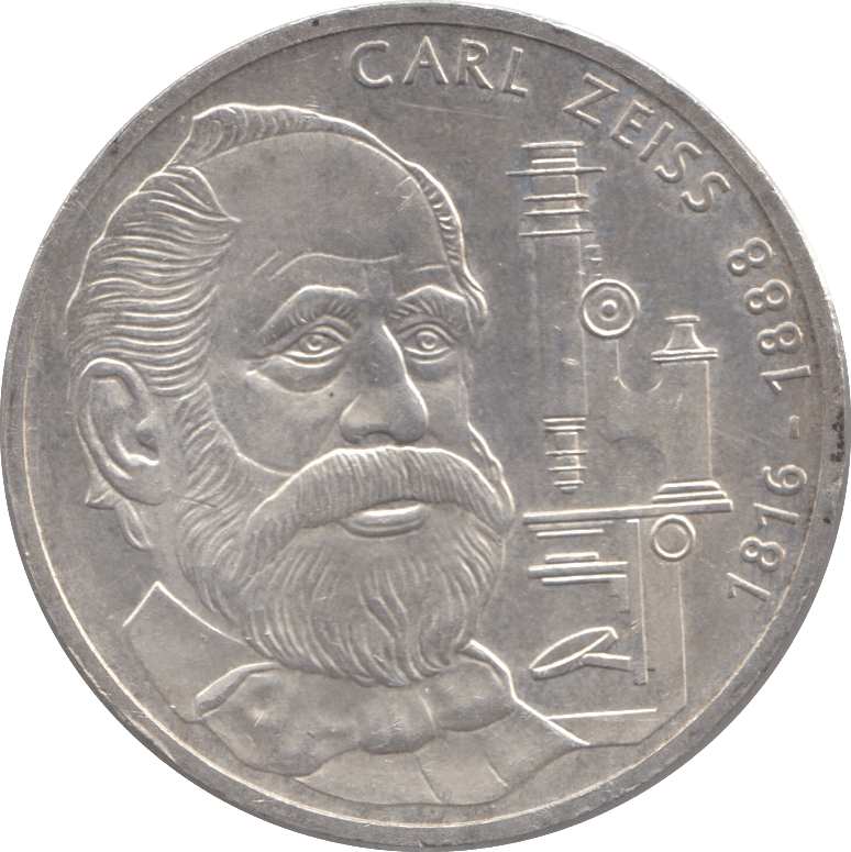 1988 CARL ZEISS COMMEMORATIVE GERMANY SILVER 10 MARKS - SILVER WORLD COINS - Cambridgeshire Coins