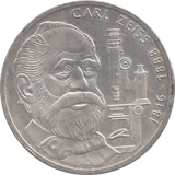 1988 CARL ZEISS COMMEMORATIVE GERMANY SILVER 10 MARKS - SILVER WORLD COINS - Cambridgeshire Coins