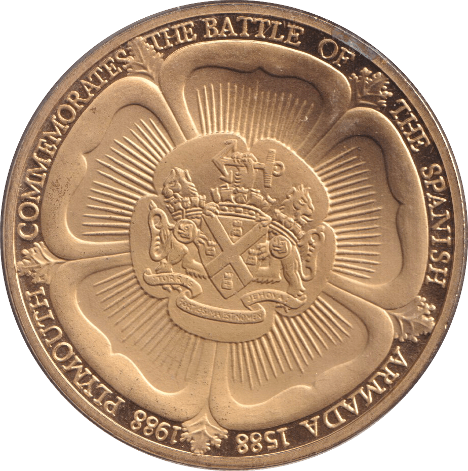 1988 DESTRUCTION OF THE ARMADA - WORLD COINS - Cambridgeshire Coins