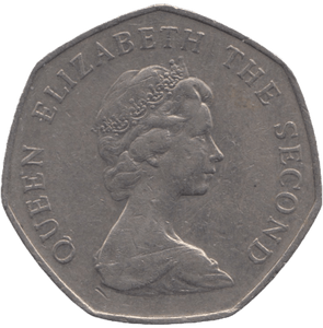 1988 FIFTY PENCE FALKLAND ISLANDS - WORLD COINS - Cambridgeshire Coins