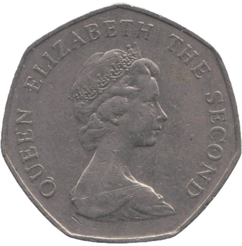 1988 FIFTY PENCE FALKLAND ISLANDS - WORLD COINS - Cambridgeshire Coins