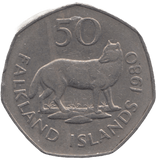 1988 FIFTY PENCE FALKLAND ISLANDS - WORLD COINS - Cambridgeshire Coins