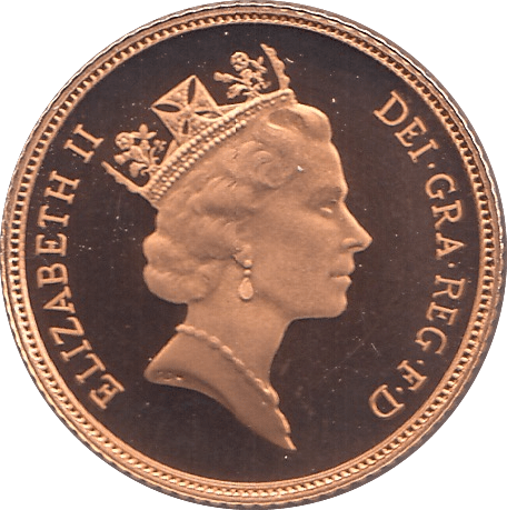 1988 GOLD HALF SOVEREIGN ( PROOF ) - HALF SOVEREIGN - Cambridgeshire Coins